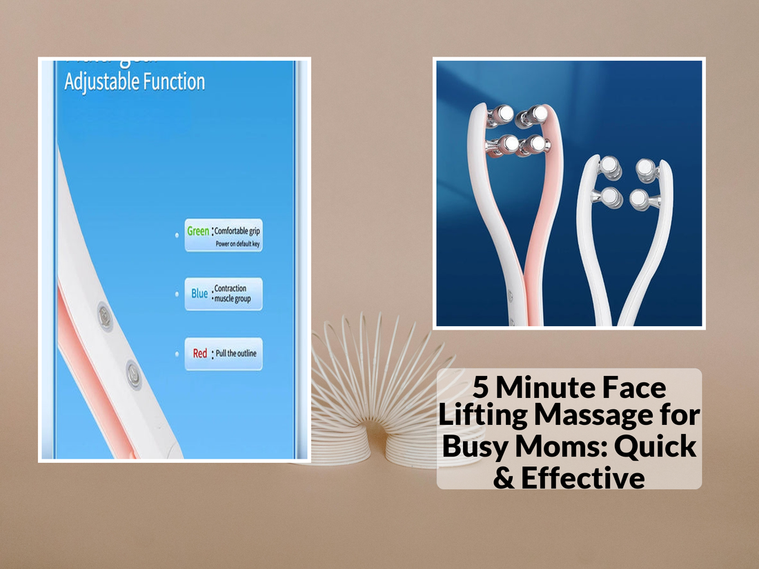 5 Minute Face Lifting Massage for Busy Moms: Quick & Effective