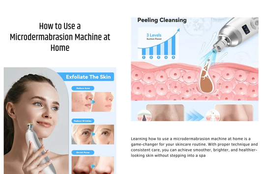How to Use a Microdermabrasion Machine at Home