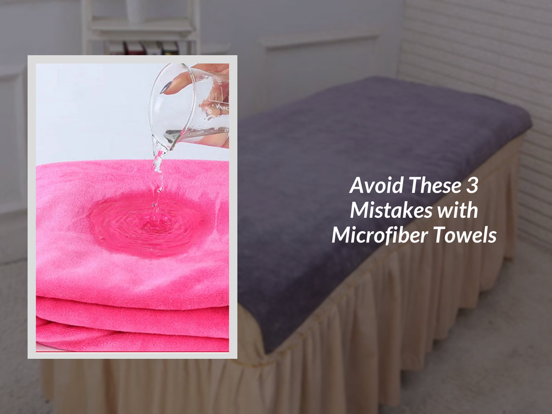 Avoid These 3 Mistakes with Microfiber Towels