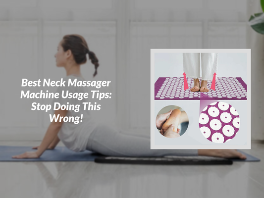 Best Neck Massager Machine Usage Tips: Stop Doing This Wrong!