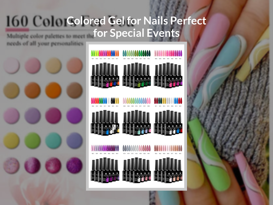 Colored Gel for Nails Perfect for Special Events