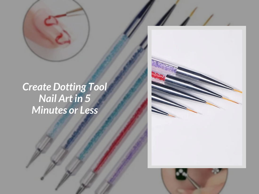 Create Dotting Tool Nail Art in 5 Minutes or Less