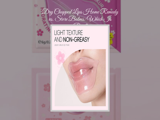 Dry Chapped Lips Home Remedy vs. Store Balms: Which Is Best?