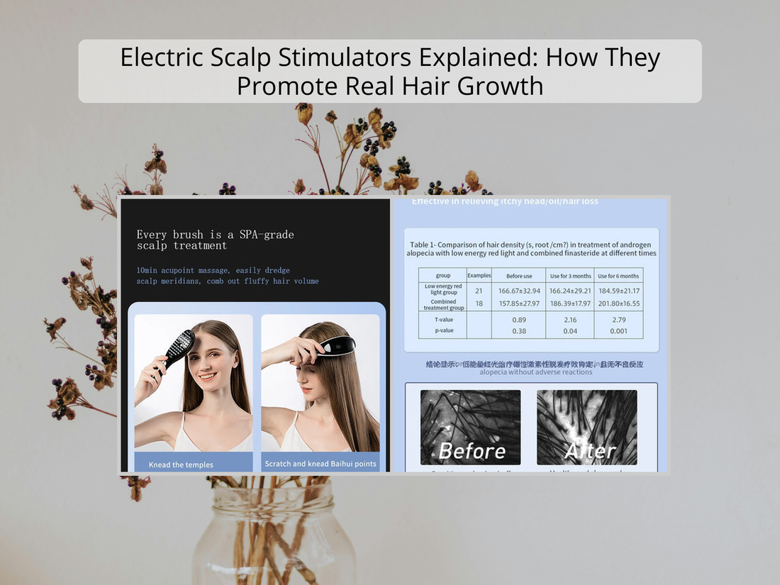 Electric Scalp Stimulators Explained: How They Promote Real Hair Growth