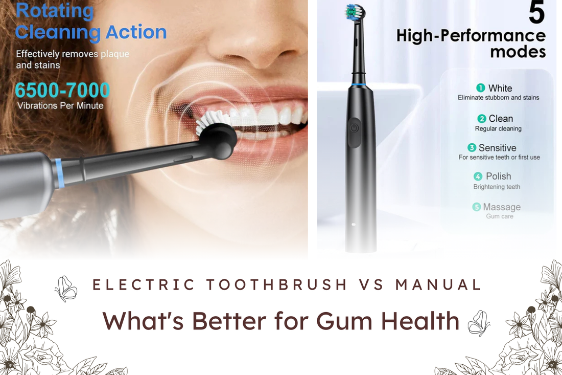Electric Toothbrush vs Manual – What's Better for Gum Health