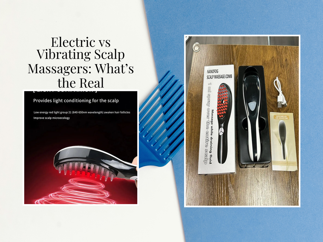 Electric vs Vibrating Scalp Massagers: What’s the Real Difference?