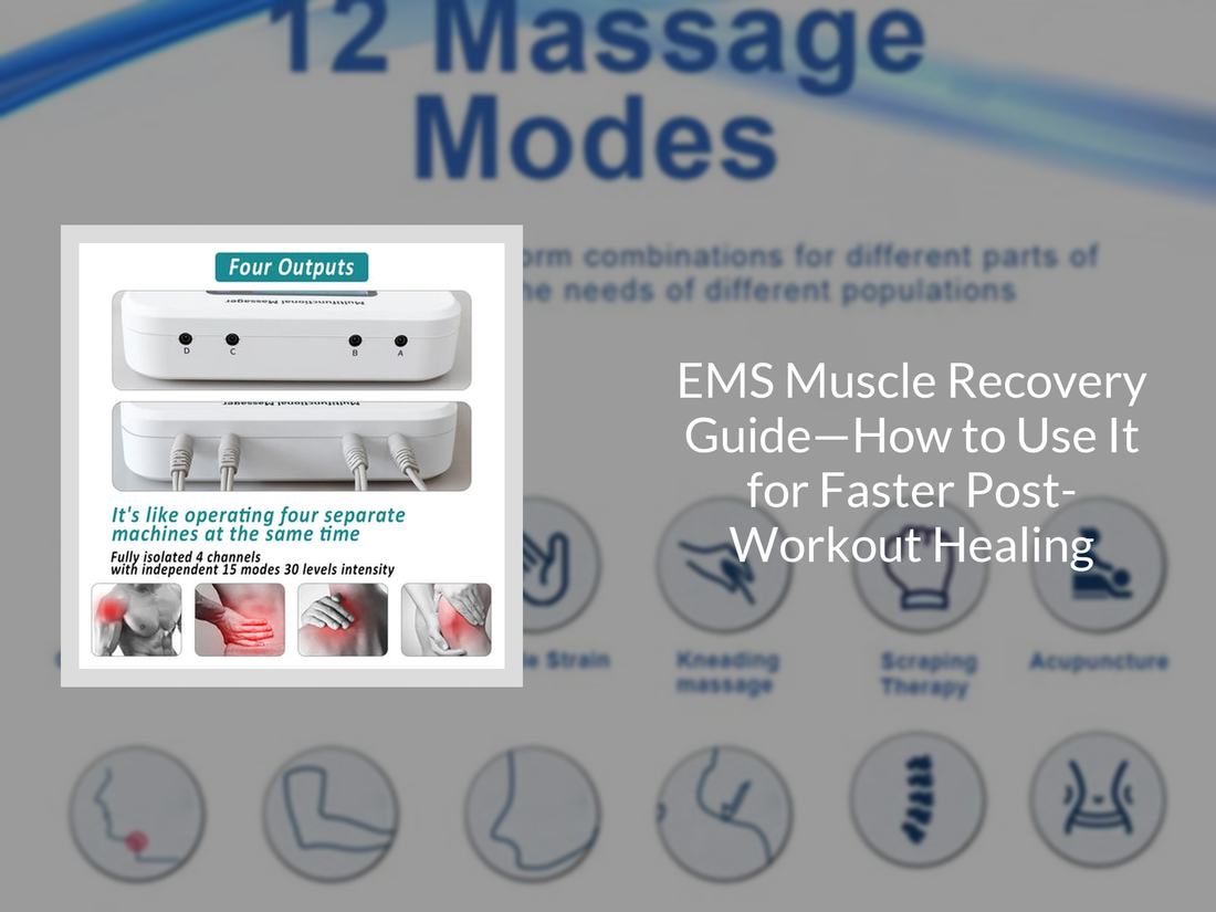 EMS Muscle Recovery Guide—How to Use It for Faster Post-Workout Healing