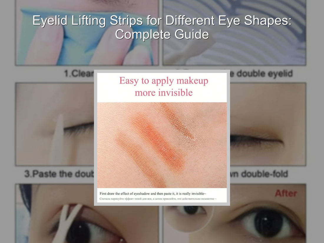 Eyelid Lifting Strips for Different Eye Shapes: Complete Guide