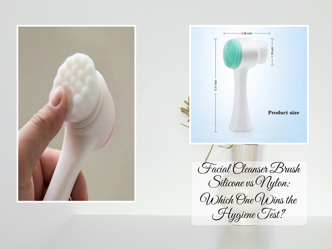 Facial Cleanser Brush Silicone vs Nylon: Which One Wins the Hygiene Test?