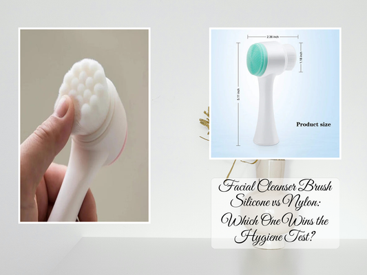 Facial Cleanser Brush Silicone vs Nylon: Which One Wins the Hygiene Test?