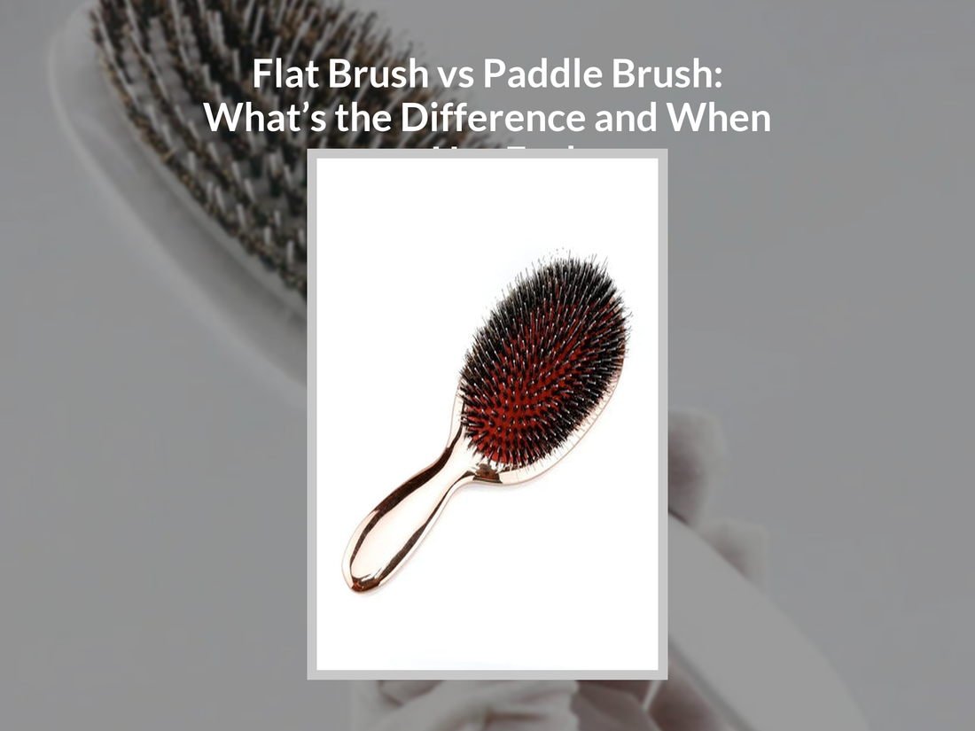 Flat Brush vs Paddle Brush: What’s the Difference and When to Use Each
