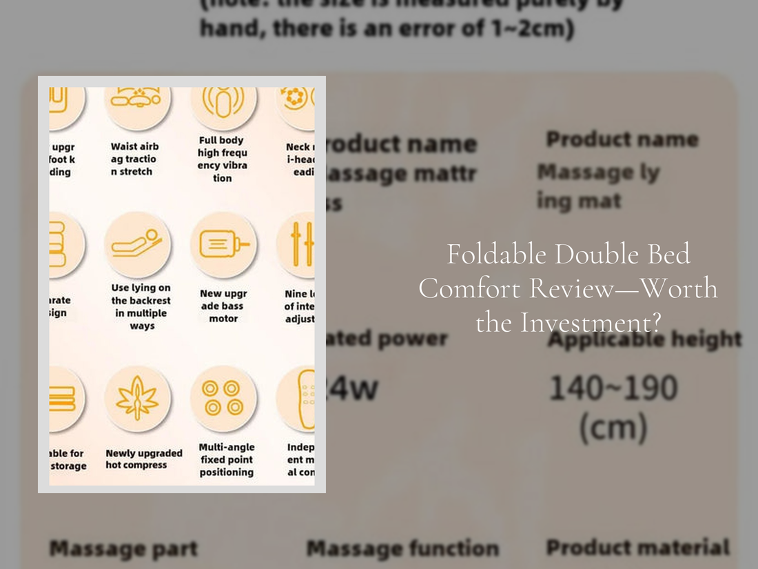 Foldable Double Bed Comfort Review—Worth the Investment?