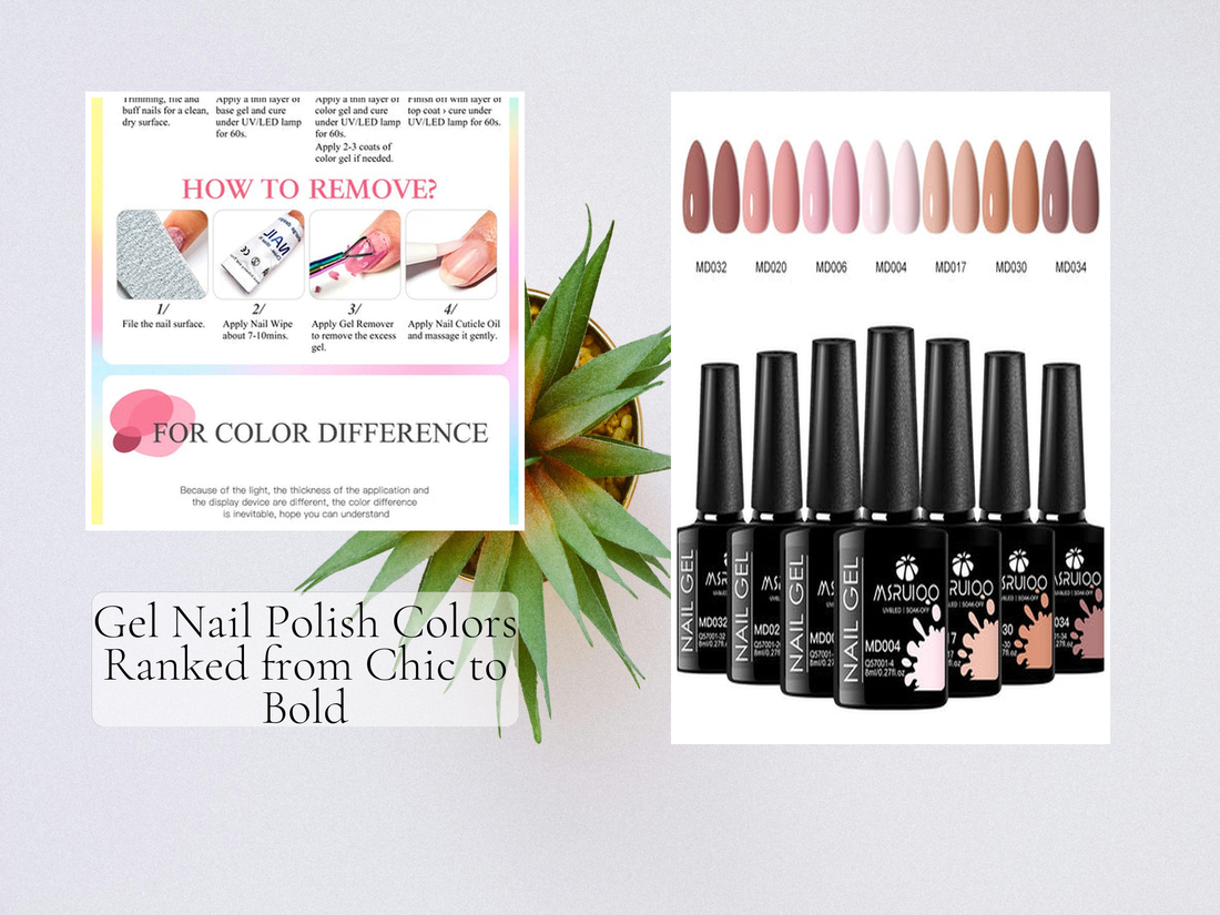 Gel Nail Polish Colors Ranked from Chic to Bold