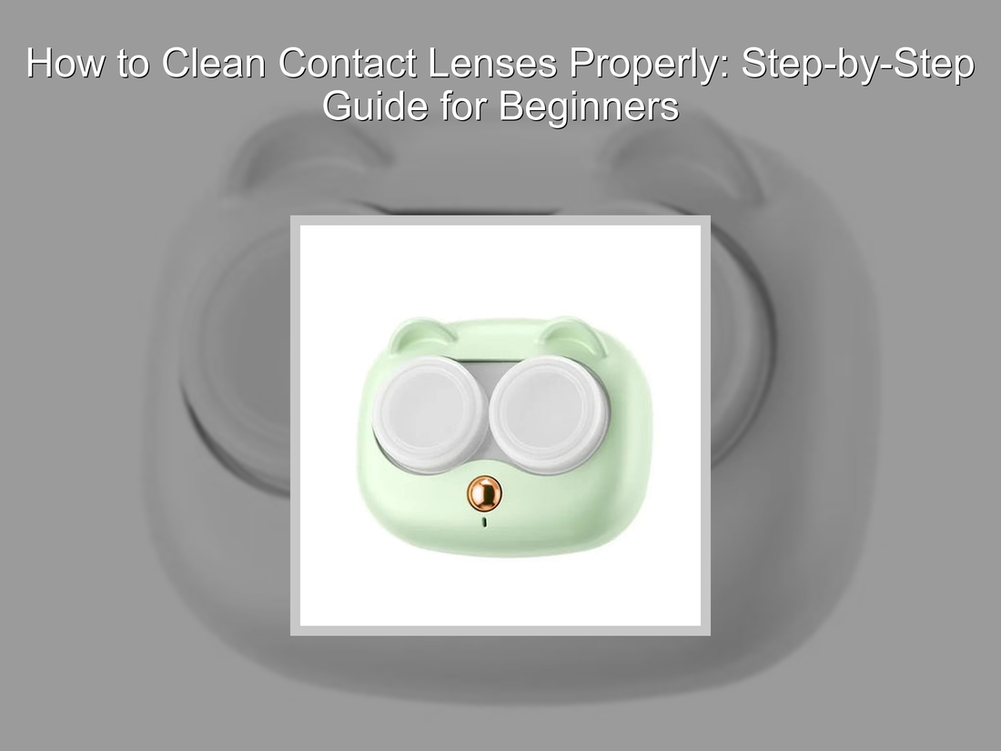 How to Clean Contact Lenses Properly: Step-by-Step Guide for Beginners