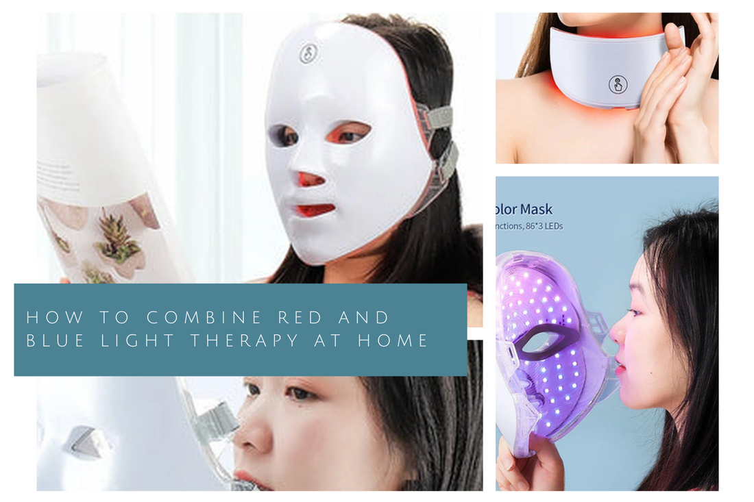 How to Combine Red and Blue Light Therapy at Home