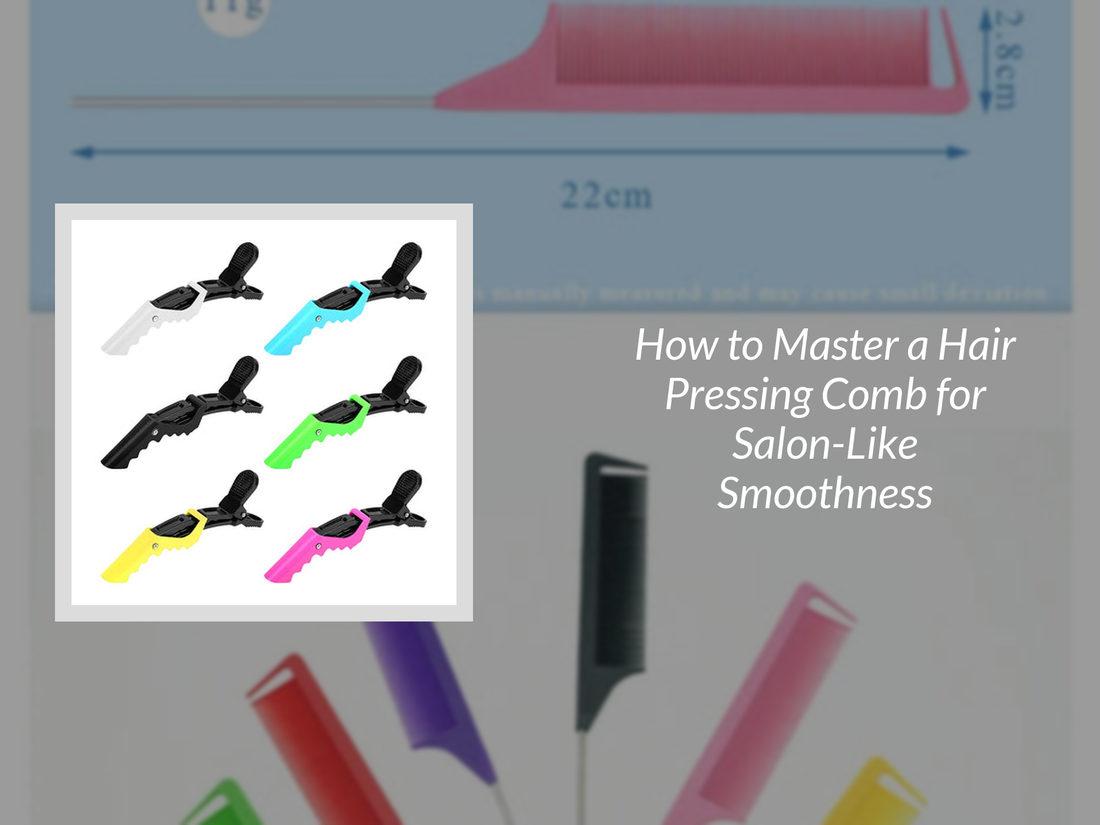 How to Master a Hair Pressing Comb for Salon-Like Smoothness