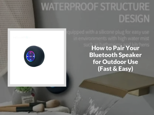 How to Pair Your Bluetooth Speaker for Outdoor Use (Fast & Easy)