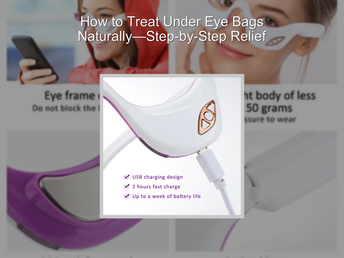 How to Treat Under Eye Bags Naturally—Step-by-Step Relief