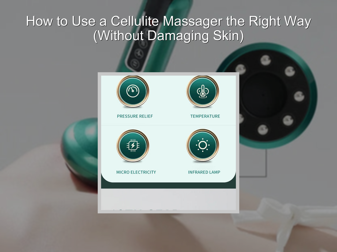 How to Use a Cellulite Massager the Right Way (Without Damaging Skin)