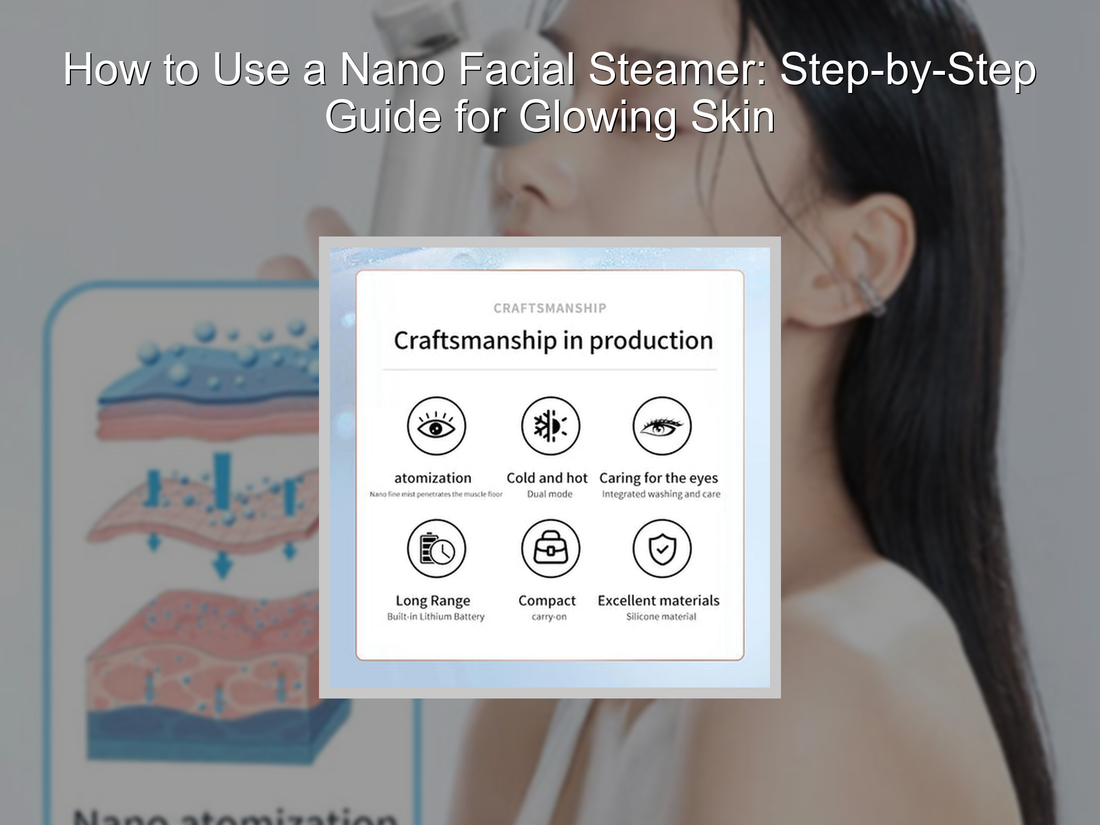 How to Use a Nano Facial Steamer: Step-by-Step Guide for Glowing Skin