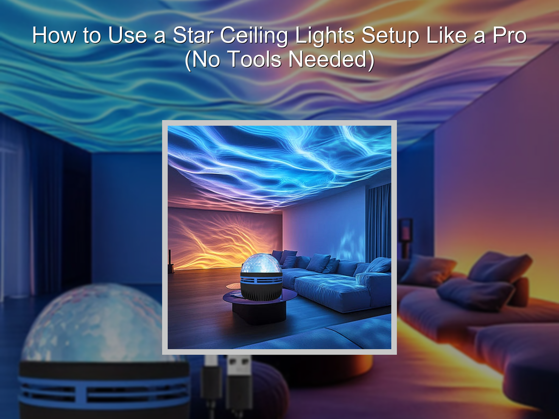 How to Use a Star Ceiling Lights Setup Like a Pro (No Tools Needed)