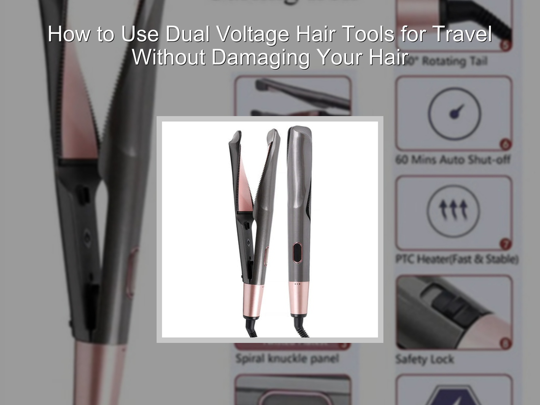 How to Use Dual Voltage Hair Tools for Travel Without Damaging Your Hair