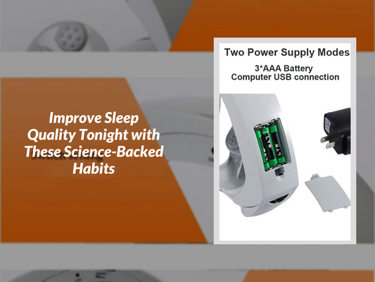 Improve Sleep Quality Tonight with These Science-Backed Habits