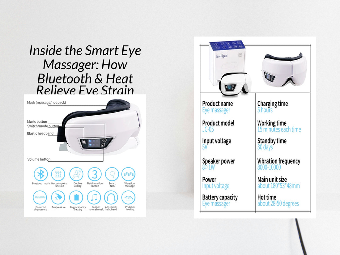 Inside the Smart Eye Massager: How Bluetooth & Heat Relieve Eye Strain