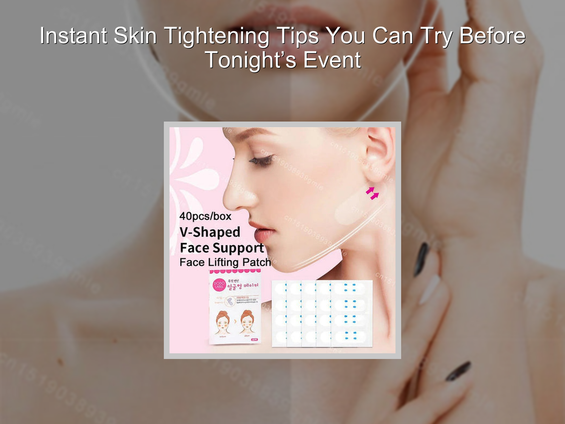 Instant Skin Tightening Tips You Can Try Before Tonight’s Event