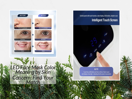 LED Face Mask Color Meaning by Skin Concern: Find Your Match