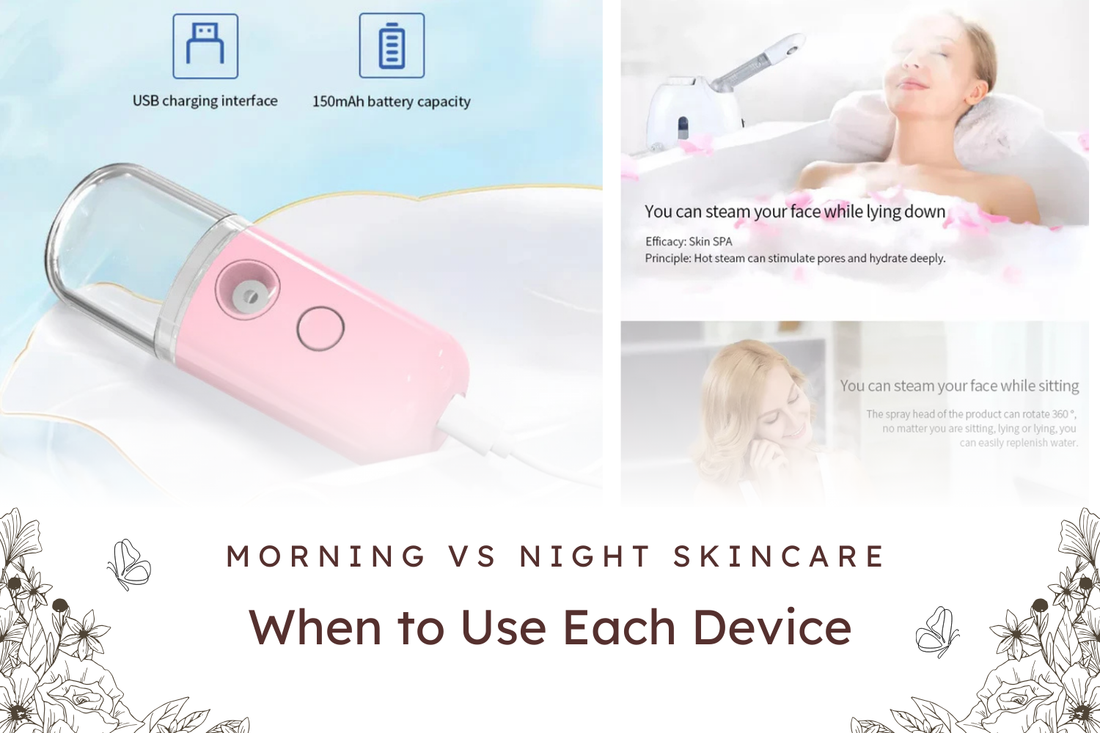 Morning vs Night Skincare - When to Use Each Device