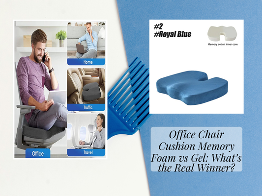 Office Chair Cushion Memory Foam vs Gel: What’s the Real Winner?