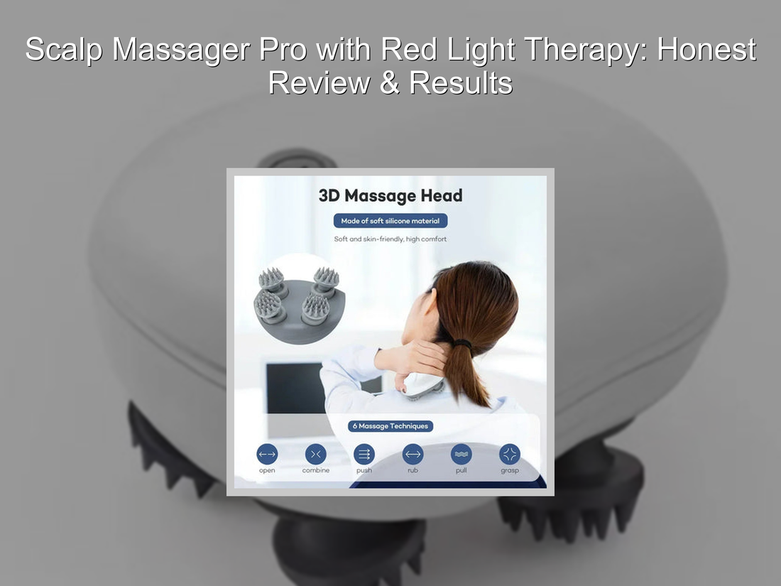 Scalp Massager Pro with Red Light Therapy: Honest Review & Results