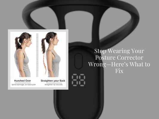 Stop Wearing Your Posture Corrector Wrong—Here’s What to Fix