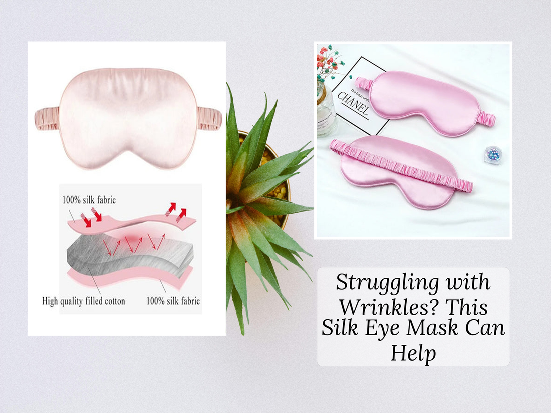Struggling with Wrinkles? This Silk Eye Mask Can Help