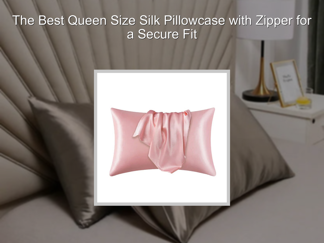 The Best Queen Size Silk Pillowcase with Zipper for a Secure Fit