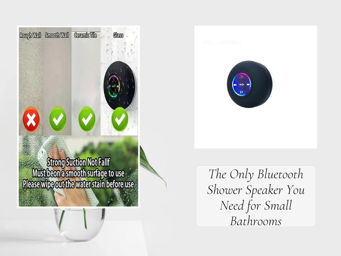 The Only Bluetooth Shower Speaker You Need for Small Bathrooms