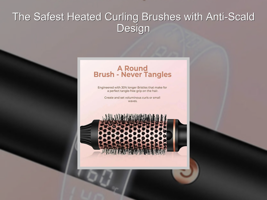 The Safest Heated Curling Brushes with Anti-Scald Design