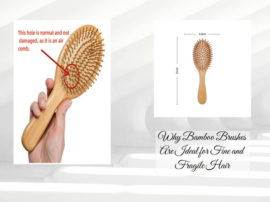Why Bamboo Brushes Are Ideal for Fine and Fragile Hair