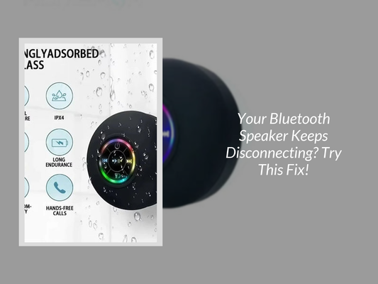 Your Bluetooth Speaker Keeps Disconnecting? Try This Fix!