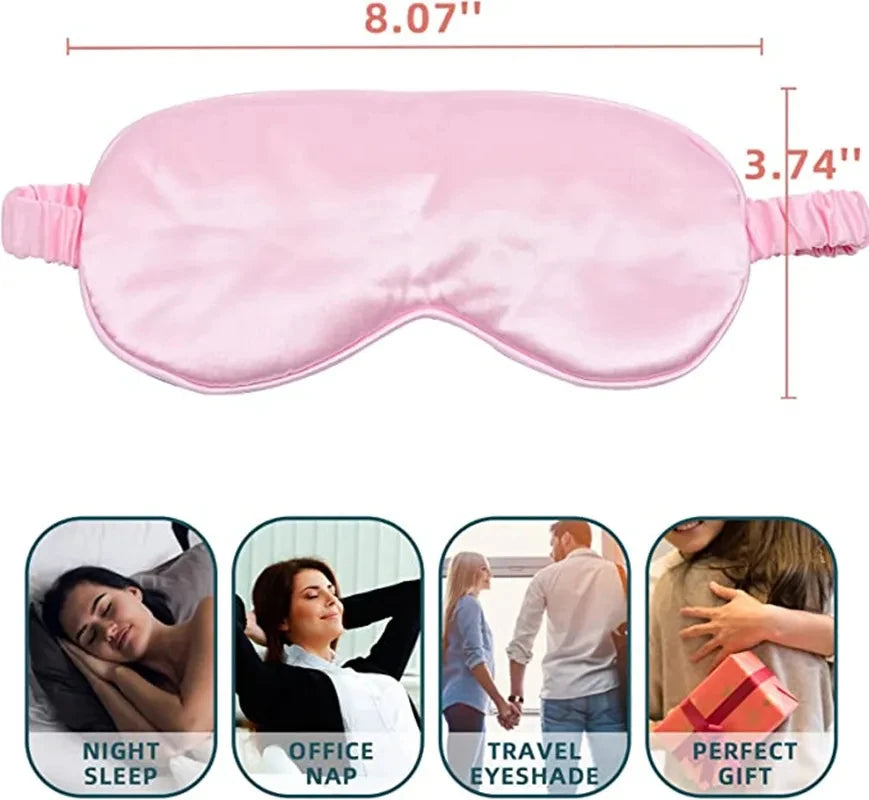 KentDO™ Silk Sleep Eye Mask – Soft & Comfortable