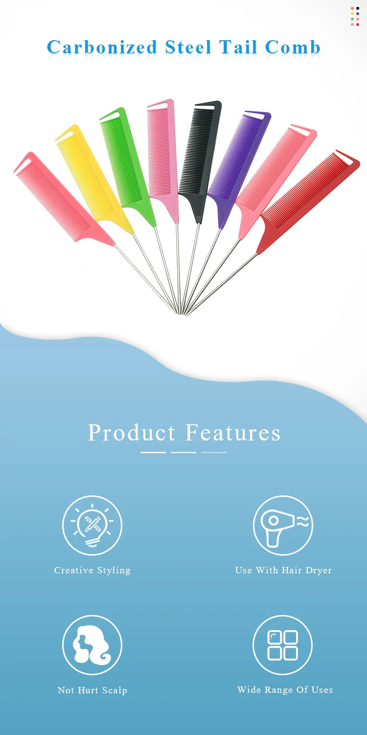 KentDO™ Pro Tail Comb – Anti-Static Hair Styling Tool