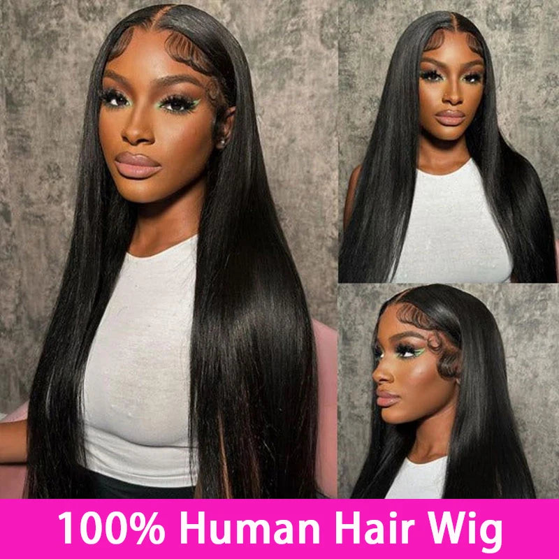 KentDO™ Malaysian Straight Lace Front Wig – Silky 30" Luxury