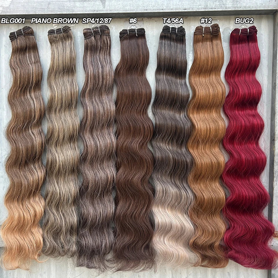 KentDO™ 30" Ombre Brown Body Wave Hair Extensions – Voluminous Look