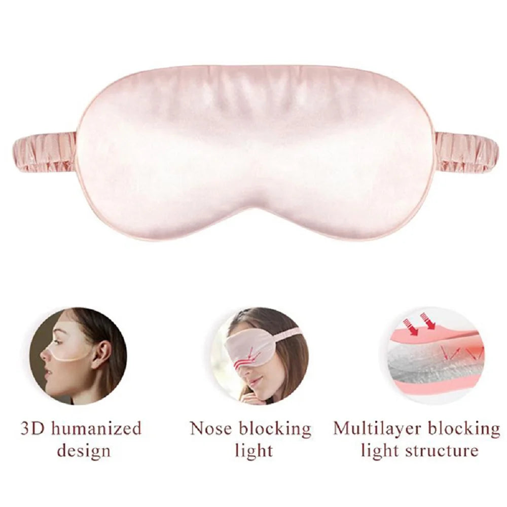 KentDO™ Silk Sleep Eye Mask – Soft & Comfortable