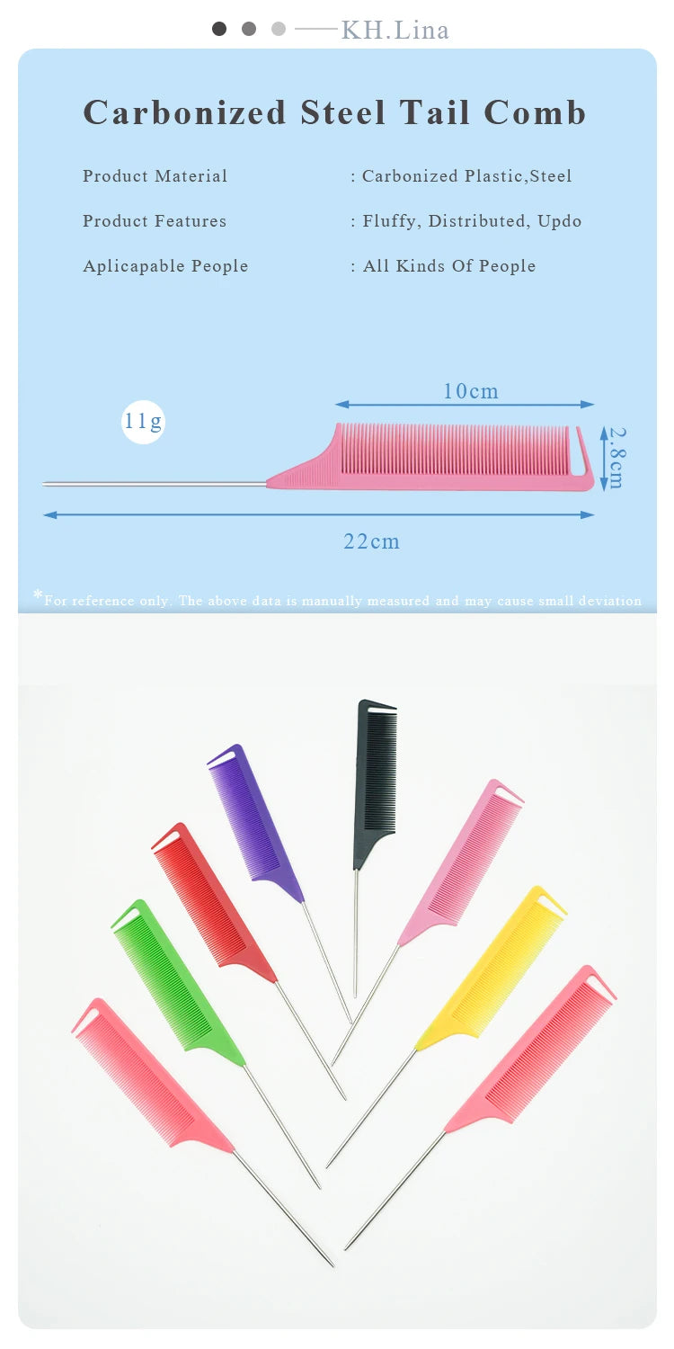 KentDO™ Pro Tail Comb – Anti-Static Hair Styling Tool