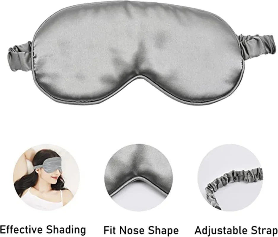 KentDO™ Silk Sleep Eye Mask – Soft & Comfortable