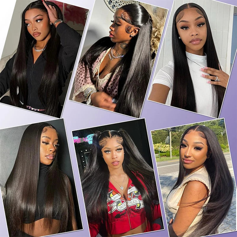 KentDO™ Malaysian Straight Lace Front Wig – Silky 30" Luxury
