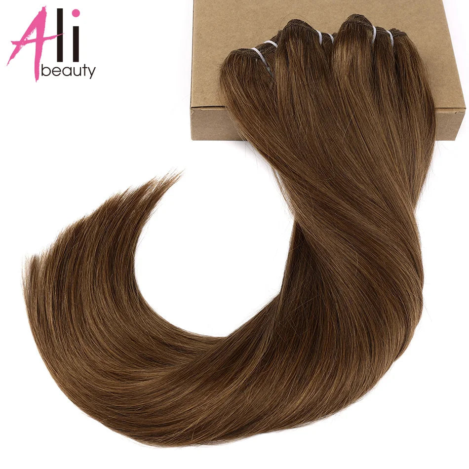 KentDO™ Straight Blonde Human Hair Extensions – Silky & Natural