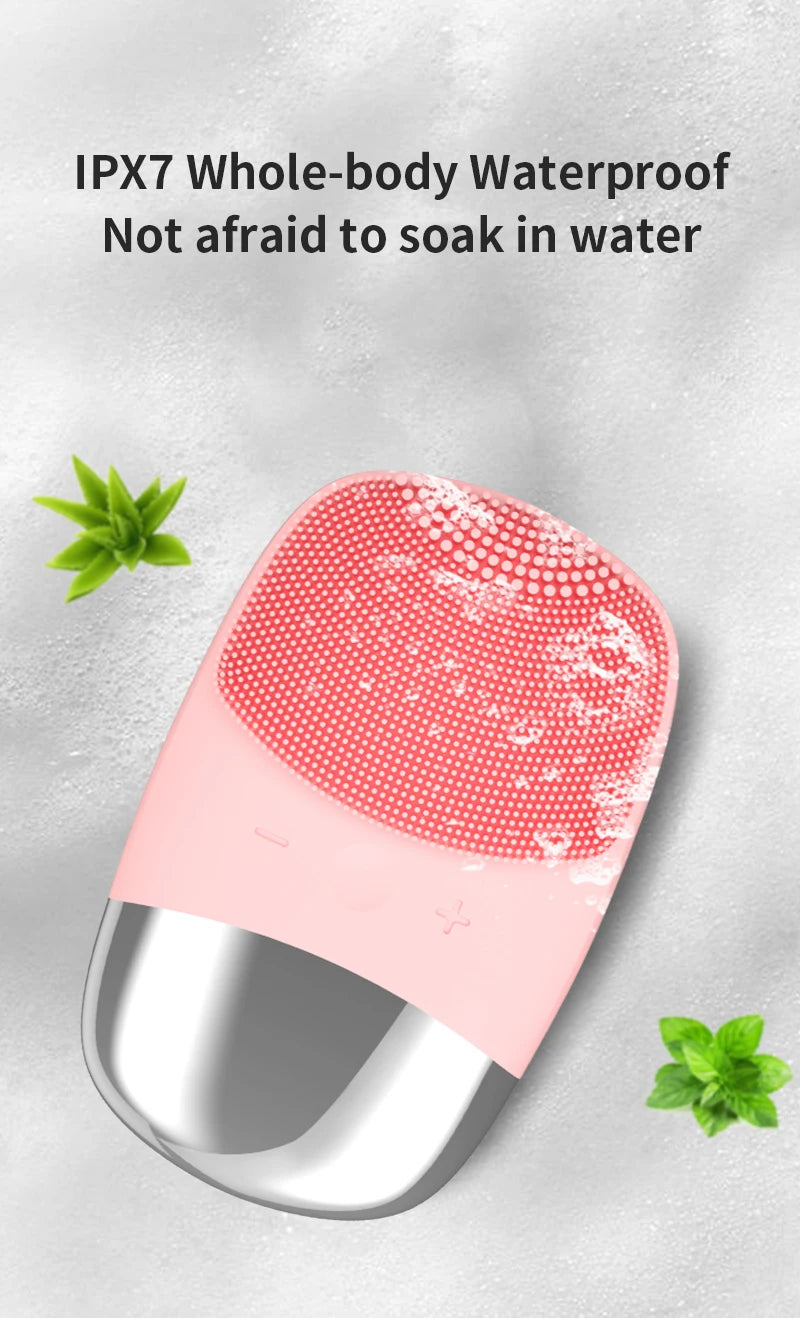 KentDO™ Sonic Facial Cleansing Brush – Waterproof & Rechargeable